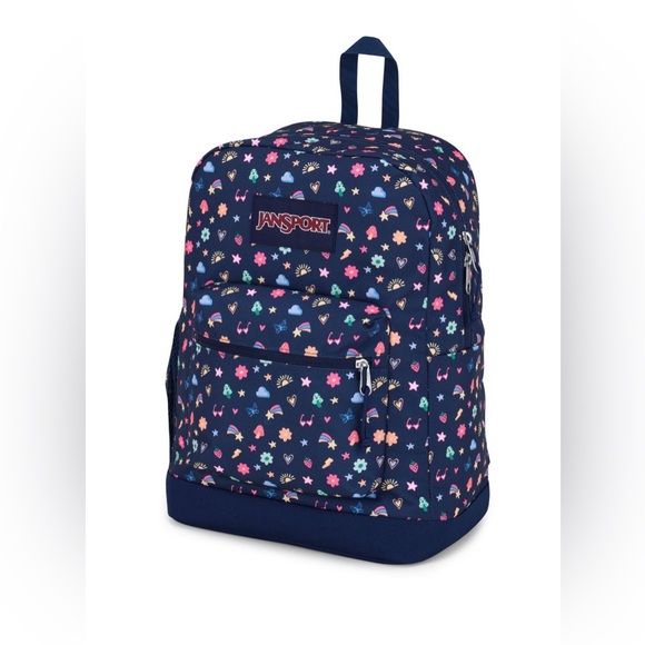New JanSport Cross Town Plus 17" Backpack - Slice of Fun - Picture 2 of 7
